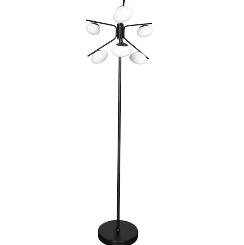 Imperia golvlampa matt svart