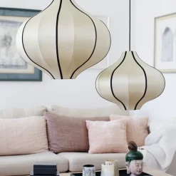 Indochina Onion S lampskärm Kit whit black ribbon