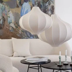 Indochina Onion S lampskärm sand whit sand ribbon