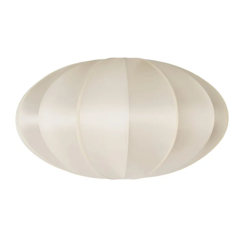 Indochina Pumpkin lampskärm offwhite whit offwhite ribbon