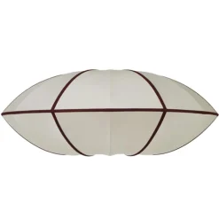 Indochina Ufo lampskärm offwhite/burgundy