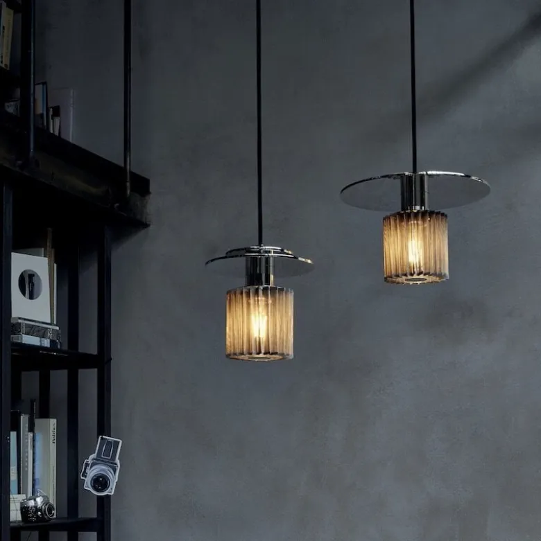 In The Sun Ø270 taklampa silver/guld