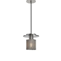 In The Sun Ø190 taklampa silver/silver