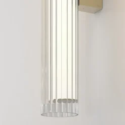 Io 665 vägglampa IP44 matt guld
