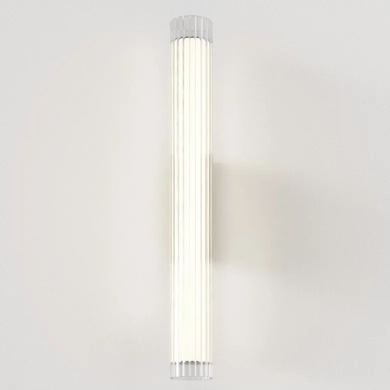 Io 665 vägglampa IP44 polerad krom