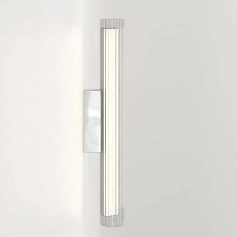Io 665 vägglampa IP44 polerad krom