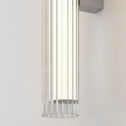Io 665 vägglampa IP44 polerad krom