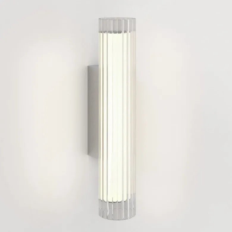 Io 420 vägglampa IP44 polerad krom