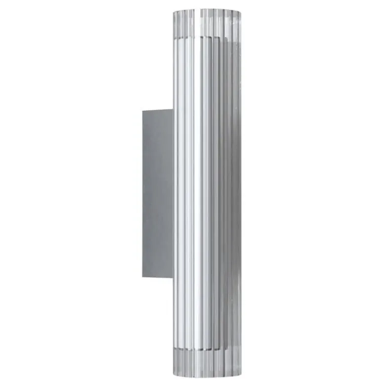 Io 420 vägglampa IP44 polerad krom