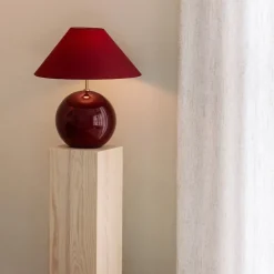 Iris 35 bordslampa burgundy