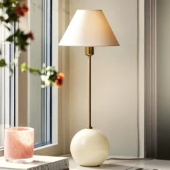 Iris 20 bordslampa creme