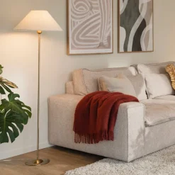 Iris Bouclé 45 lampskärm cremevit