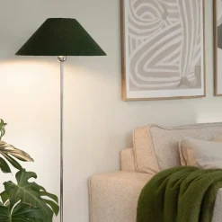 Iris Bouclé 45 lampskärm mossgrön