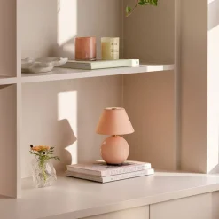 Iris 16 portabel bordslampa blush
