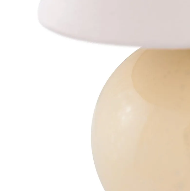Iris 16 portabel bordslampa creme