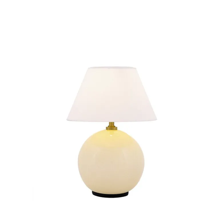 Iris 16 portabel bordslampa creme