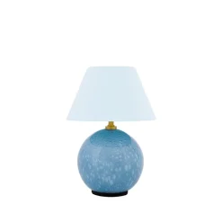 Iris 16 portabel bordslampa duvblå