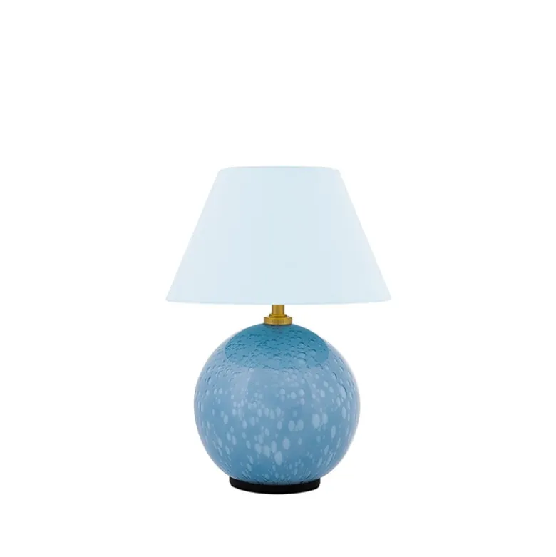 Iris 16 portabel bordslampa duvblå