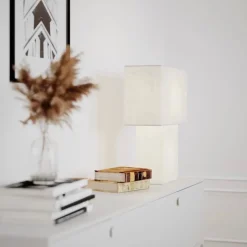 iSquare bordlampa H50cm vit
