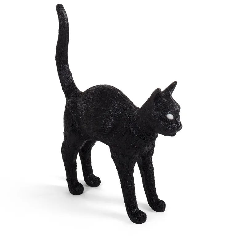 Jobby The Cat bordslampa svart