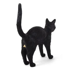 Jobby The Cat bordslampa svart