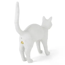 Jobby The Cat bordslampa vit