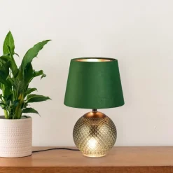 Jonna bordslampa guld/grön