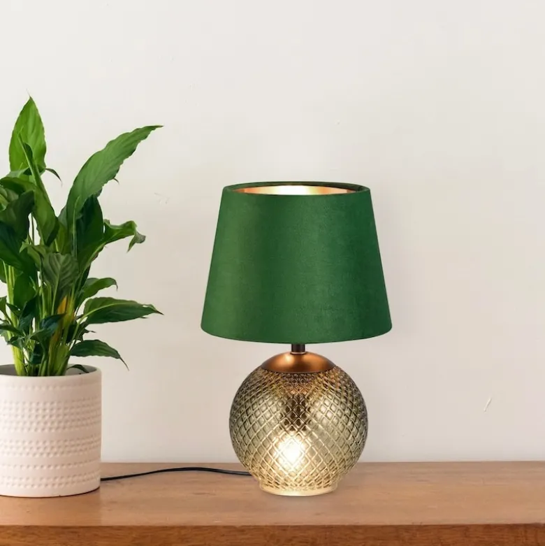 Jonna bordslampa guld/grön