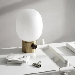 JWDA liten Bordslampa metallic mässing