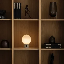 JWDA portable bordslampa Alabaster Whit