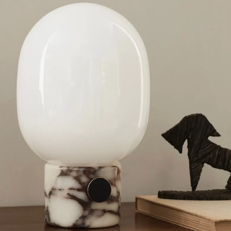 JWDA stor Bordslampa calacatta viola marmor