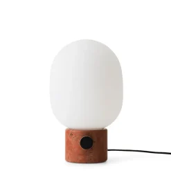 JWDA stor bordslampa red travertine