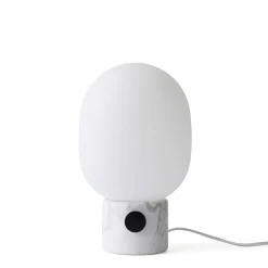 JWDA stor Bordslampa vit marmor
