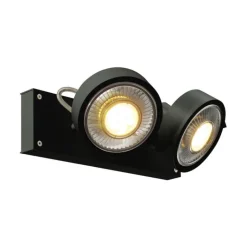 Kalu 2:a QPAR111 LED vägg/taklampa svart