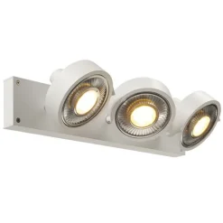 Kalu 3:a QPAR111 LED vägg/taklampa vit