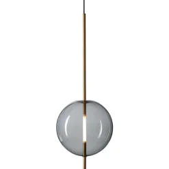 Kandinsky 30 Pendant lamp Smoked grey, brass