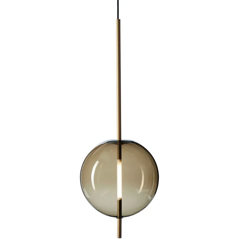 Kandinsky 30 Pendant lamp Smoked brown, brass