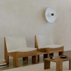 Kantarell vägglampa/plafond Ø55 svart