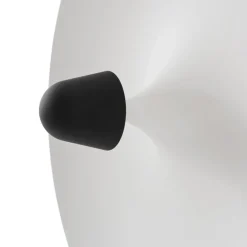 Kantarell vägglampa/plafond Ø55 svart