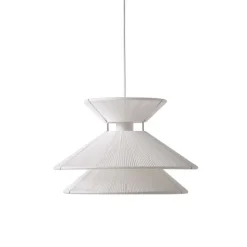 Kiku taklampa white