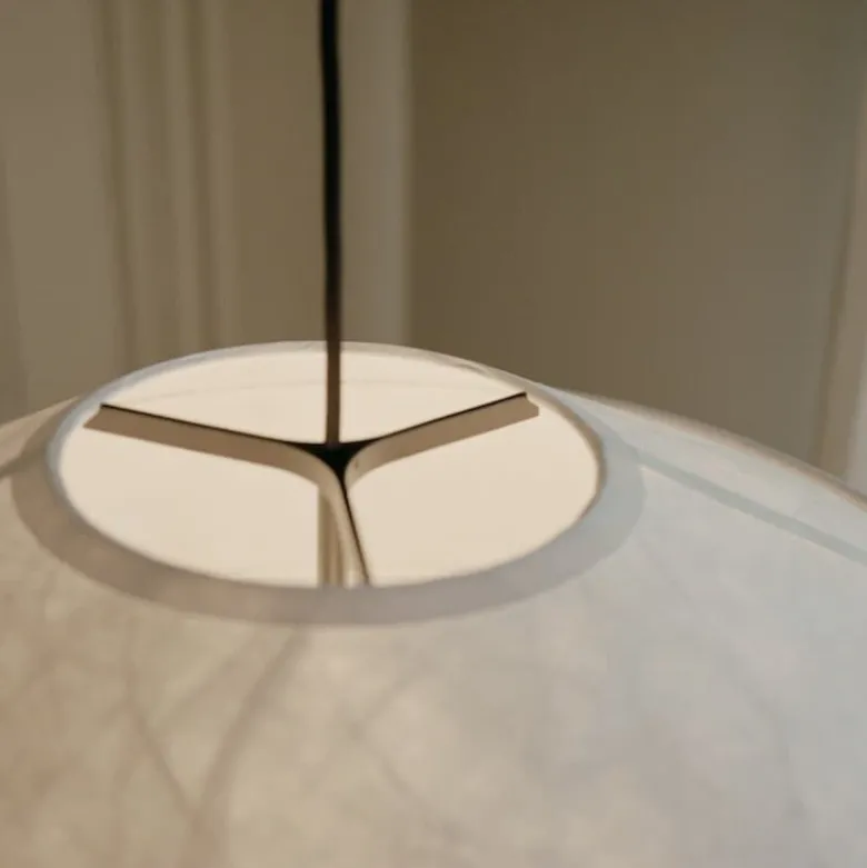 Kite Ø75 taklampa vit