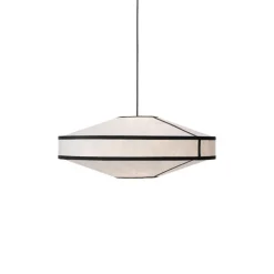 Kite Ø75 taklampa vit/svart