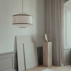 Kite Ø65 taklampa vit/svart