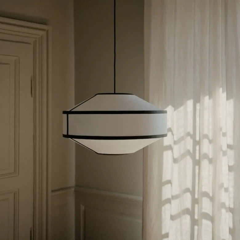 Kite Ø55 taklampa vit/svart