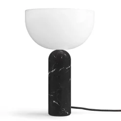 Kizu large bordslampa svart marmor