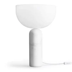 Kizu large bordslampa vit marmor