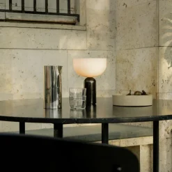 Kizu portable bordslampa Black Marble