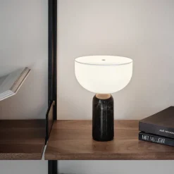 Kizu portable bordslampa Black Marble
