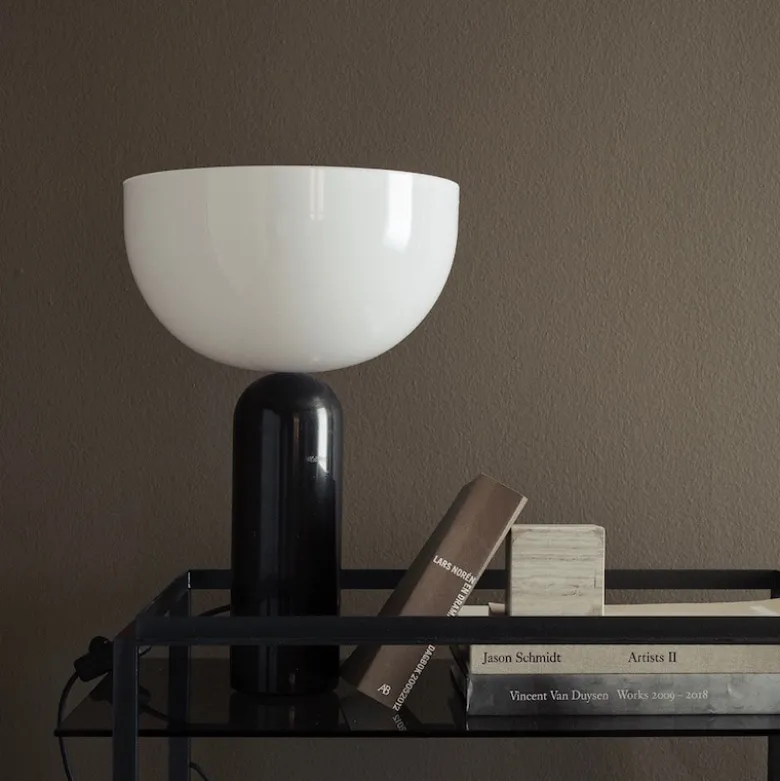 Kizu small bordslampa svart marmor