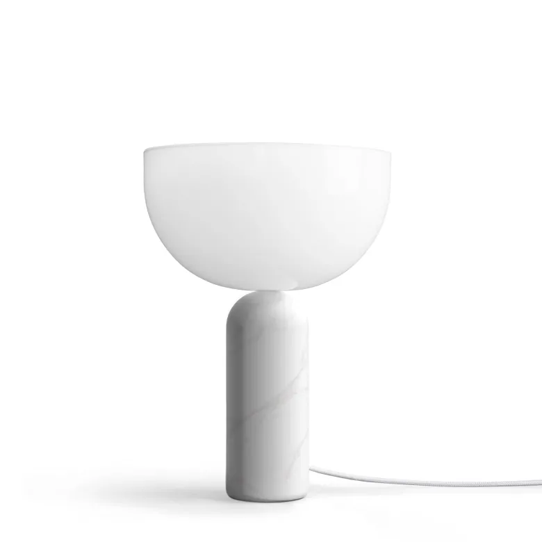Kizu small bordslampa vit marmor